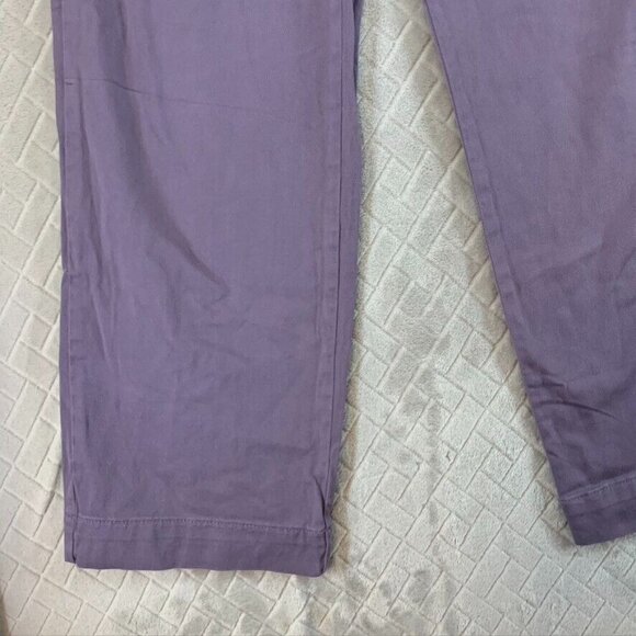 Pull & Bear Womens Small Denim Jeans Lavender Purple Straight Ankle Mid Rise - Picture 6 of 15
